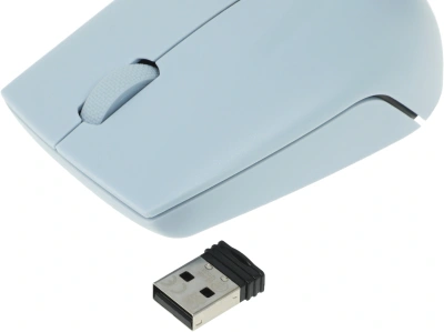 Мышь Lenovo 300 Wireless Compact светло-голубой оптическая 1000dpi беспров. USB 2but (GY51L15679)