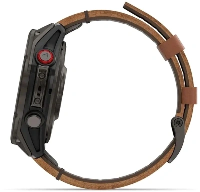 Смарт-часы Garmin Fenix 8 Pro 47мм 1.4" AMOLED корп.серый рем.песочный разм.брасл.:132-215мм (010-03198-40)
