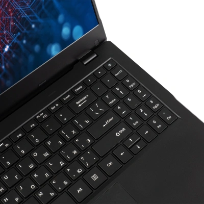Ноутбук IRU Planio 15ING N-series N100 8Gb SSD256Gb Intel UHD Graphics 15.6" IPS FHD (1920x1080) FreeDOS black WiFi BT Cam 6000mAh (2058911)