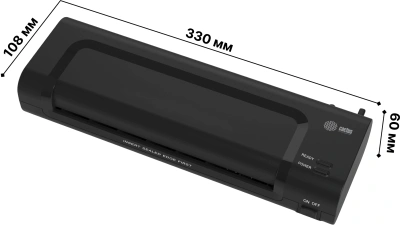 Ламинатор Cactus CS-LAB-C1 черный A4 (70-125мкм) 25см/мин (2вал.) лам.фото