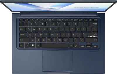 Ноутбук Asus VivoBook 14 X1404VA-I712512 Core i7 1355U 12Gb SSD512Gb Intel UHD Graphics 14" IPS FHD (1920x1080) Windows 11 Home Multi Language blue WiFi BT Cam (90NB10I1-M016A0)