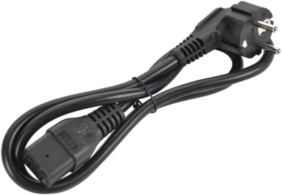 Шнур питания ITK PC-C19D-1M C19-Schuko проводник.:3x1.5мм2 1м 230В 16А черный