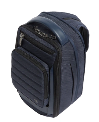 Рюкзак слинг мужской Piquadro Oberon CA7277W150/BLU синий нейлон/натур.кожа