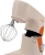 Миксер планетарный Vitek VT-PM0331 1800Вт кремовый/оранжевый