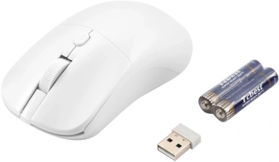 Мышь Acer OMR501 белый оптическая 1600dpi silent беспров. USB 4but (ZL.MCE11.018)