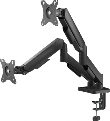 Кронштейн для мониторов Ultramounts UM740 черный 17"-32" макс.18кг крепление к столешнице поворот и наклон