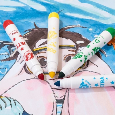 Фломастеры Deli EC168-8 Super Wings конический пиш. наконечник