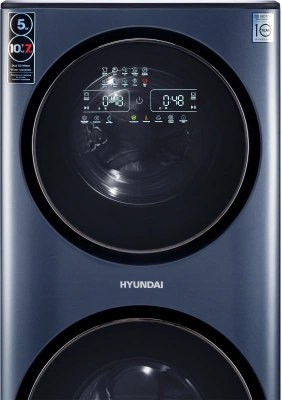 Стиральная машина Hyundai WMD9425 класс: A+++ загр.фронтальная макс.:15кг (с сушкой) темно-синий
