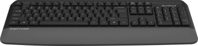 Клавиатура A4Tech FGK20 серый USB беспроводная Multimedia (подставка для запястий)