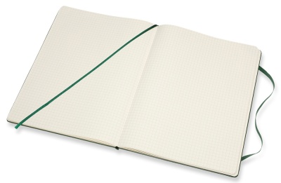Блокнот Moleskine CLASSIC QP091K15 XLarge 190х250мм 192стр. клетка твердая обложка зеленый