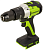 Дрель-шуруповерт Greenworks GD24DD60 аккум. патрон:быстрозажимной (3704107)