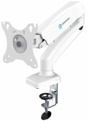 Кронштейн для мониторов Onkron G80W белый 13"-32" макс.8кг настольный поворот и наклон верт.перемещ.