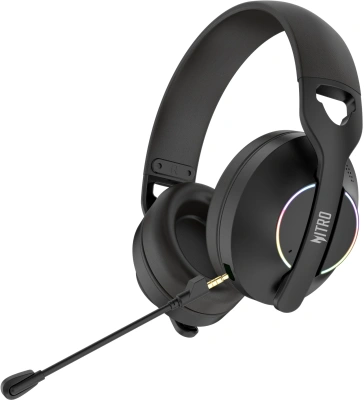 Наушники с микрофоном Acer Nitro OHR400 черный 1м мониторные BT/Radio/3.5mm оголовье (ZL.HDSEE.00G)