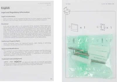 Видеодомофон Dahua DHI-VTH2621G-P черный