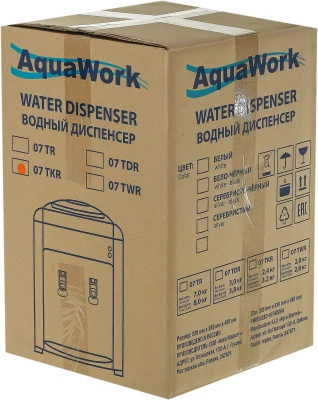 Кулер Aqua Work 0.7-TKR настольный серебристый
