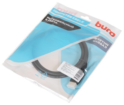 Кабель аудио-видео Buro V1.4 DisplayPort (m)/DisplayPort (m) 1.5м. черный (BHP-DPP-1.4-1.5)