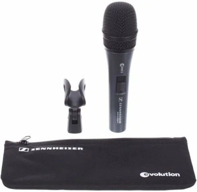 Микрофон проводной Sennheiser E 845-S серый/черный