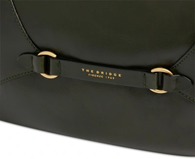 Сумка хобо The Bridge Isabella 04502501/I2 темно-зеленая натур.кожа