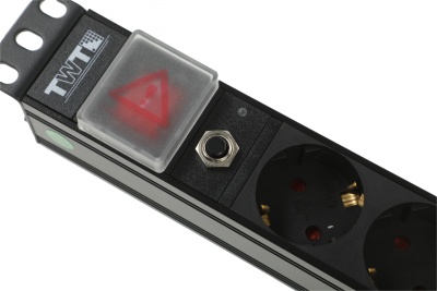 Блок распределения питания Lanmaster TWT-PDU19-10A8P гор.размещ. 8xSchuko базовые 10A