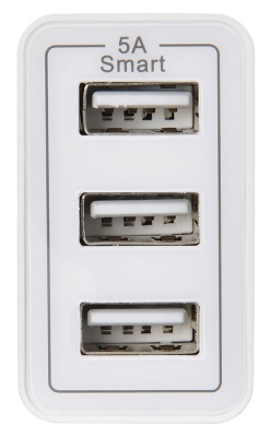 Сетевое зар./устр. Digma DGWC-3U-5A-WG 5A универсальное белый
