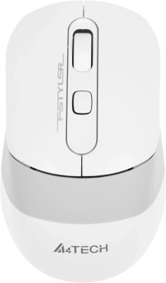 Мышь A4Tech Fstyler FG10S белый/серый оптическая 2000dpi silent беспров. USB для ноутбука 4but (FG10S WHITE)