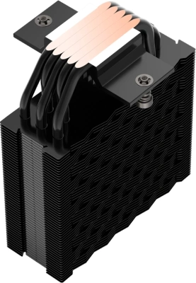 Устройство охлаждения(кулер) PcCooler RT500 Digital Soc-AM5/AM4/1200/1700/1851 черный 4-pin 34.9dB Al+Cu LCD 240W Ret (RT500-BKNWYL-GL)