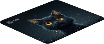 Коврик для мыши Cactus Black Cat 250x200x3мм (CS-MPC-D09S)