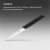 Нож кухонный Victorinox Swiss Modern (6.9003.10W) стальной универсальный лезв.100мм серрейт. заточка черный Нож кухонный Victorinox Swiss Modern (6.9003.10W) стальной универсальный лезв.100мм серрейт. заточка черный