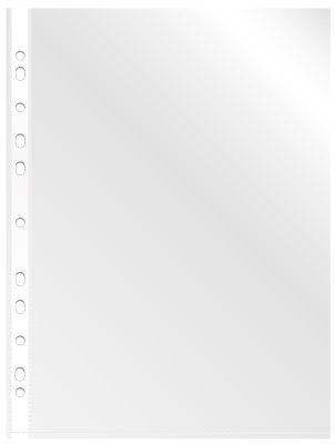 Папка-вкладыш Бюрократ Люкс 013GFLUX глянцевые A4+ 50мкм (упак.:100шт)