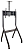 Стойка для телевизора Kromax Omega-14 черный 32"-90" макс.95кг напольный наклон