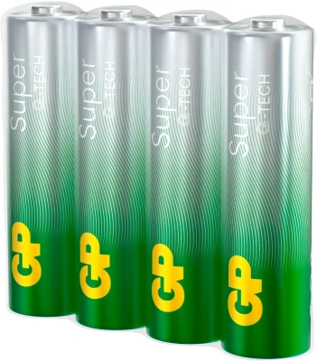 Батарея GP Super 15AA21RA-2CRS4 AA (4шт) спайка