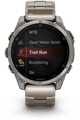 Смарт-часы Garmin Fenix fenix 8 47mm 47мм 1.4" AMOLED корп.серый рем.серый разм.брасл.:125-210мм (010-02904-40)