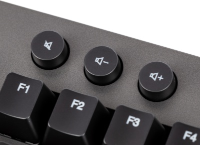 Клавиатура Lenovo K500 RGB механическая черный USB Multimedia for gamer LED (подставка для запястий) (GY40T26479) кабель 1.8м