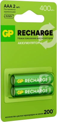 Аккумулятор GP Smart Energy 40AAAHCV-2CRSBC2 AAA NiMH 400mAh (2шт)