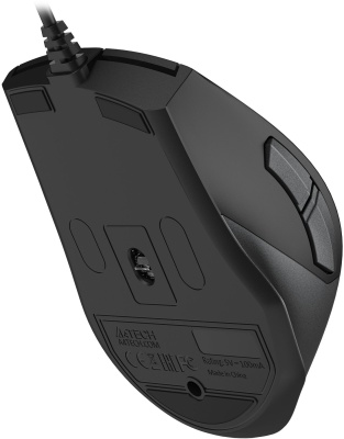 Мышь A4Tech Fstyler FM45S Air серый оптическая 2400dpi silent USB 7but (FM45S AIR USB (STONE GREY))