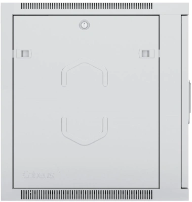 Шкаф коммутационный Cabeus (SH-05F-9U60/60M) настенный 9U 600x600мм пер.дв.металл 60кг серый 540мм 22.5кг 501мм IP20 сталь