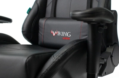Кресло игровое Zombie VIKING 5 AERO Edition черный экокожа с подголов. крестов. пластик