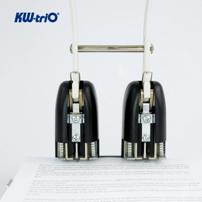 Дырокол Kw-Trio Heavy Duty 952 макс.:150лист. металл/пластик черный отв.:2 с линейкой