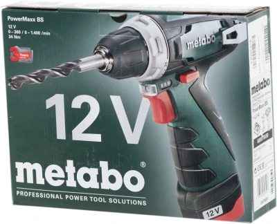 Дрель-шуруповерт Metabo PowerMaxx BS аккум. патрон:быстрозажимной (600079550)