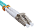 Патч-корд Cabeus FOP-50-LC-LC-3M 2x50/125 OM3 LC дуплекс-LC дуплекс 3м LSZH бирюзовый