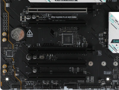 Материнская плата MSI B760 GAMING PLUS WIFI DDR4 Soc-1700 Intel B760 4xDDR4 ATX AC`97 8ch(7.1) 2.5Gg+HDMI+DP