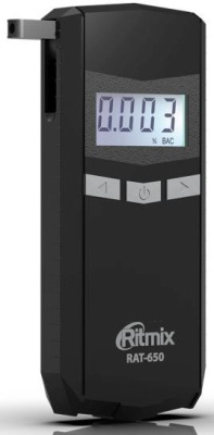 Алкотестер Ritmix RAT-650 электрохимический черный