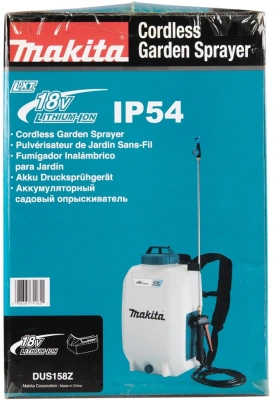 Опрыскиватель Makita DUS158Z аккум. ранц. 15л белый/бирюзовый