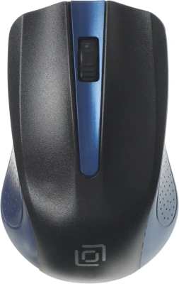 Мышь Оклик 485MW черный/синий оптическая 1200dpi беспров. USB для ноутбука 3but (997826)