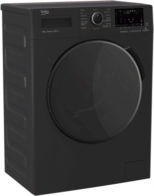 Стиральная машина Beko WSPE6H616A класс: A+++ загр.фронтальная макс.:6.5кг антрацит инвертор