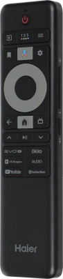 Телевизор QLED Haier 43" HQLED S2 Pro Frameless черный 4K Ultra HD 60Hz MEMC DVB-T DVB-T2 DVB-C DVB-S2 USB WiFi Smart TV (RUS)