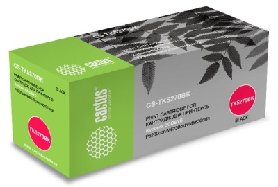 Картридж лазерный Cactus CS-TK5270BK TK-5270BK черный (8000стр.) для Kyocera Ecosys P6230cdn/M6230cidn/M6630cidn