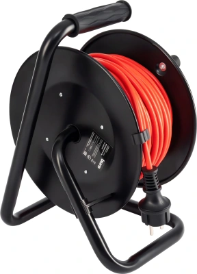 Сетевой удлинитель Buro BU-PSR4.40/G-16 40м (4 розетки) оранжевый (коробка)