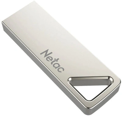 Флеш Диск Netac 16Gb U326 NT03U326N-016G-20PN USB2.0 серебристый