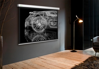 Экран Cactus 84" 150x150см Motoscreen CS-PSM-150x150 1:1 настенно-потолочный рулонный (моторизованный привод)